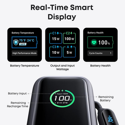 Chargeur portable avec câble intégré