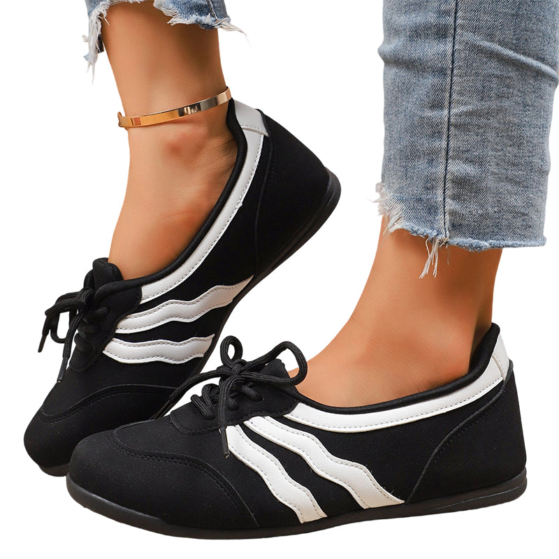 👟50% DE RÉDUCTION! ✨ Baskets Rétro Rayées – Style Iconique, Intemporel & Parfaites Pour Un Look Décontracté 🌟