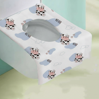 🚽💧 PROMO -50% ! Lot de Housses de Toilettes Jetables – Imperméable, Adhésif Antidérapant & Emballage Individuel
