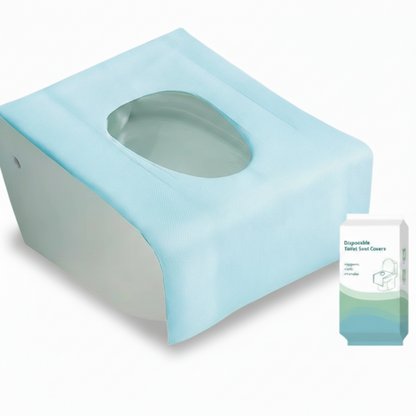 🚽💧 PROMO -50% ! Lot de Housses de Toilettes Jetables – Imperméable, Adhésif Antidérapant & Emballage Individuel