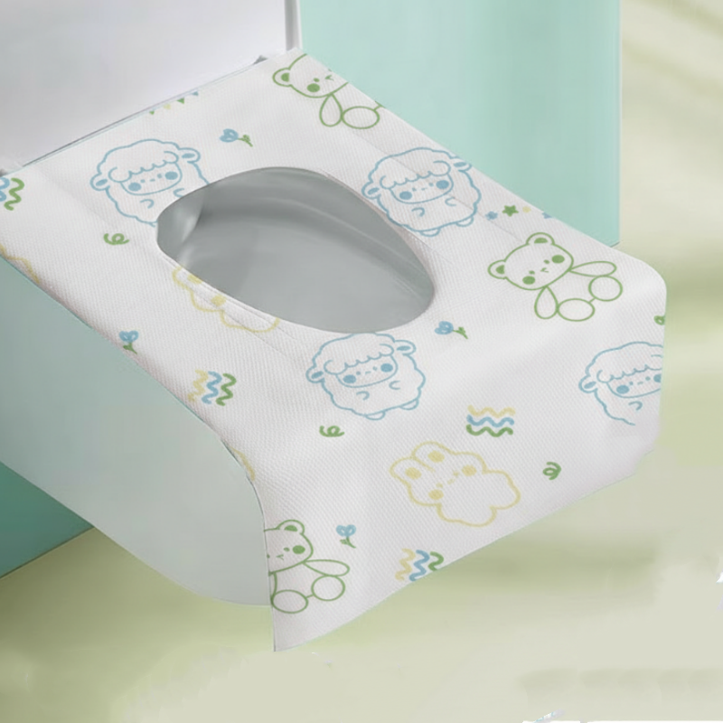 🚽💧 PROMO -50% ! Lot de Housses de Toilettes Jetables – Imperméable, Adhésif Antidérapant & Emballage Individuel