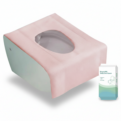 🚽💧 PROMO -50% ! Lot de Housses de Toilettes Jetables – Imperméable, Adhésif Antidérapant & Emballage Individuel