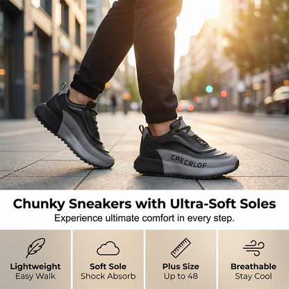 👟🔥 PROMO -50% ! Chaussures Homme à Semelle Épaisse – Design Tendance, Antidérapantes & Durable (Beige-Bleu/Blanc/Noir-Gris)