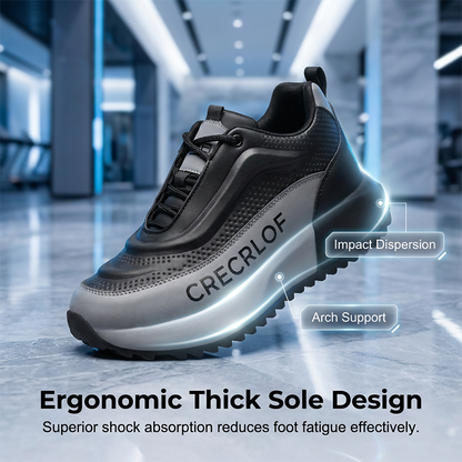 👟🔥 PROMO -50% ! Chaussures Homme à Semelle Épaisse – Design Tendance, Antidérapantes & Durable (Beige-Bleu/Blanc/Noir-Gris)