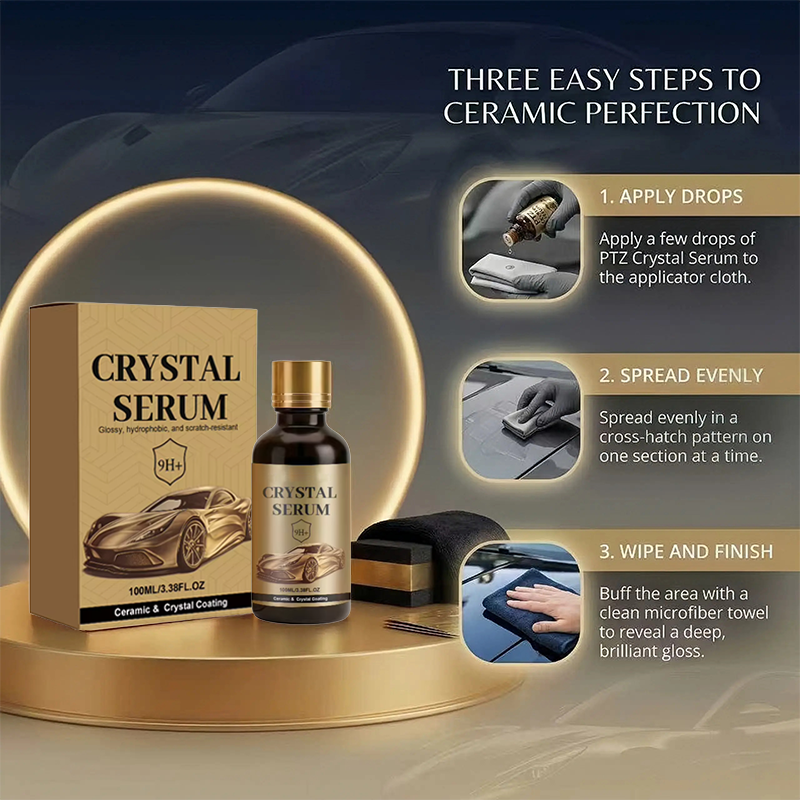 🚗 ACHETEZ 1, RECEVEZ 1 GRATUIT! ✨ Kit de Revêtement Céramique pour Voiture – Sérum Cristal, Protection Durable & Éclat Intense 💎
