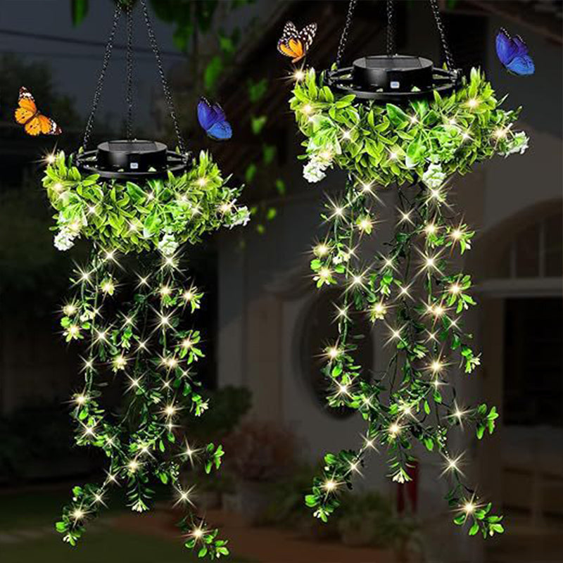 🌿☀️ -50%！Lampe solaire suspendue effet herbe – Lumière chaude et tamisée, ambiance féerique pour le jardin, la terrasse ou le balcon, sans fil ni pile 🍃🏡