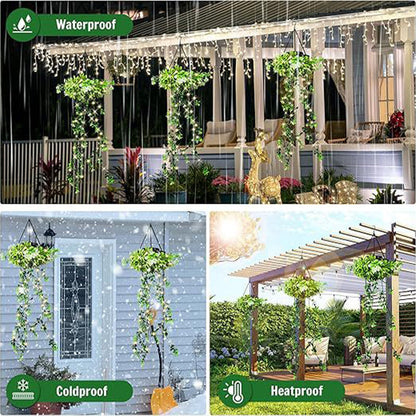 🌿☀️ -50%！Lampe solaire suspendue effet herbe – Lumière chaude et tamisée, ambiance féerique pour le jardin, la terrasse ou le balcon, sans fil ni pile 🍃🏡