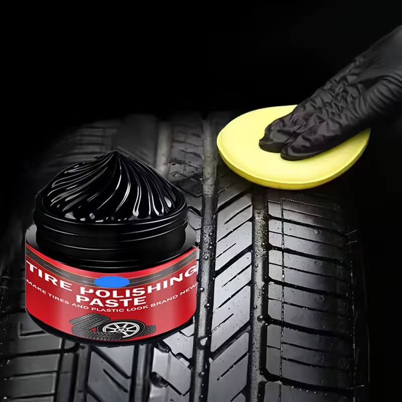 💎 -50% SUR LA PÂTE NOIR PNEUS ! 💎 Noircit Instantanément, Protection Durable Contre les UV & Facile à Appliquer ✨