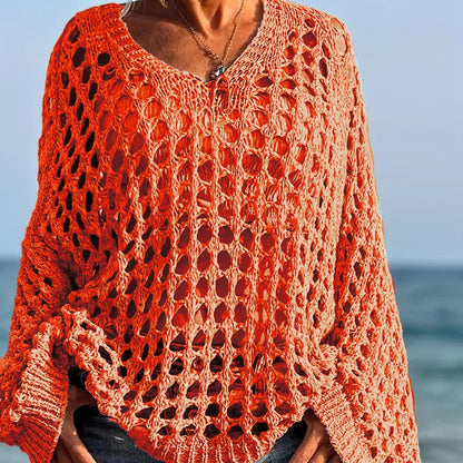 👚 50% DE RÉDUCTION! 🌸 Haut Décontracté Unie en Crochet pour Femme – Design Léger, Confortable & Parfait Pour Les Journées Ensoleillées ☀️