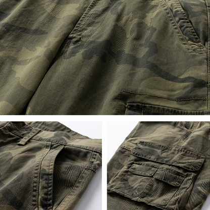 Pantalon cargo camouflage coupe ample pour homme