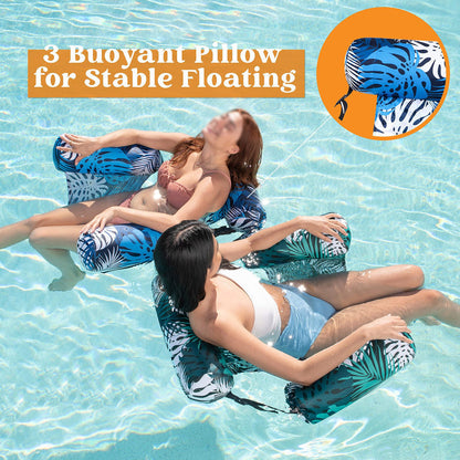 🏊 50 % DE RÉDUCTION ! 💺 Chaise gonflable flottante – Confortable, stable et idéale pour se détendre sur l'eau 🌊