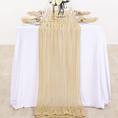 Bohemian Table Runner for Wedding & Party Decor