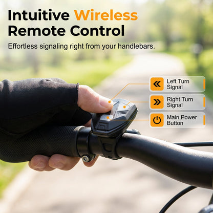🚴 50% DE RÉDUCTION LIMITÉE ! Clignotant Vélo Sans Fil Rechargeable – Visibilité Max, Télécommande & Étanche pour Plus de Sécurité 💡