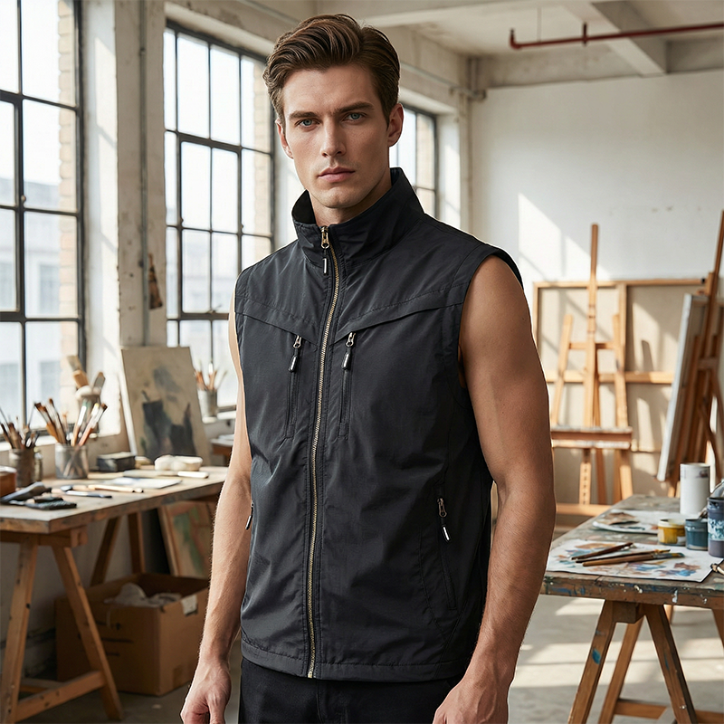 📢📢50% DE RÉDUCTION !!!⏰Gilet utilitaire à multiples poches pour homme, pour l'extérieur