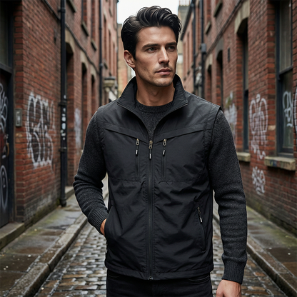 📢📢50% DE RÉDUCTION !!!⏰Gilet utilitaire à multiples poches pour homme, pour l'extérieur