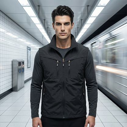📢📢50% DE RÉDUCTION !!!⏰Gilet utilitaire à multiples poches pour homme, pour l'extérieur