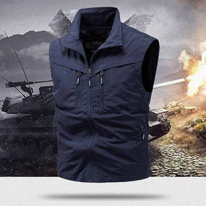 📢📢50% DE RÉDUCTION !!!⏰Gilet utilitaire à multiples poches pour homme, pour l'extérieur