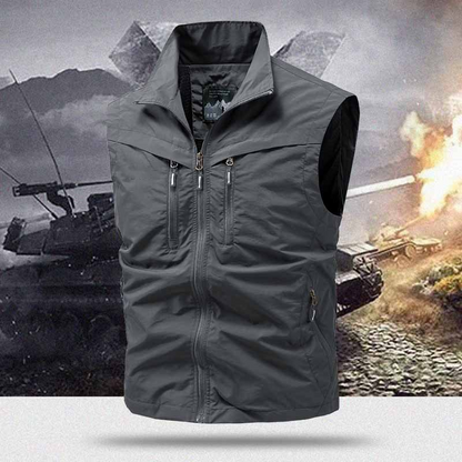 📢📢50% DE RÉDUCTION !!!⏰Gilet utilitaire à multiples poches pour homme, pour l'extérieur