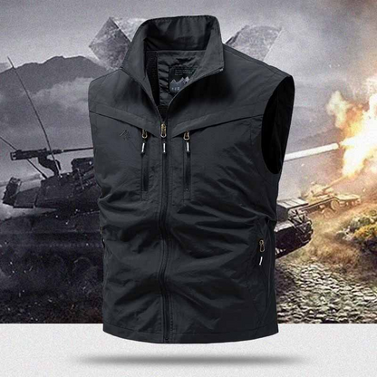 📢📢50% DE RÉDUCTION !!!⏰Gilet utilitaire à multiples poches pour homme, pour l'extérieur