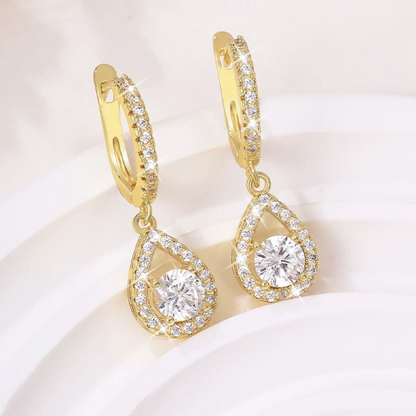 📢📢50 % DE RÉDUCTION !!!⏰ Boucles d'oreilles créoles pendantes élégantes en forme de goutte