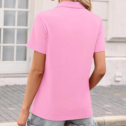 👚 50 % DE RÉDUCTION EN CE MOMENT ! T-shirt décontracté à col en V pour femme – Coupe ample, tissu mélangé tout doux et plus de 16 coloris 🌈✨