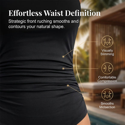 🏖️Summer Hot Sale 49% OFF🌼Women's Strapless Ruched One-Piece Swimsuit