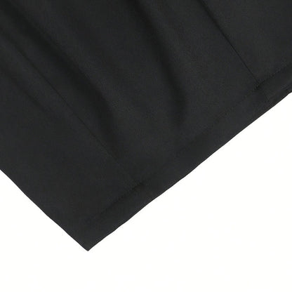 Pantalon capri décontracté à cordon de serrage pour homme, grandes tailles