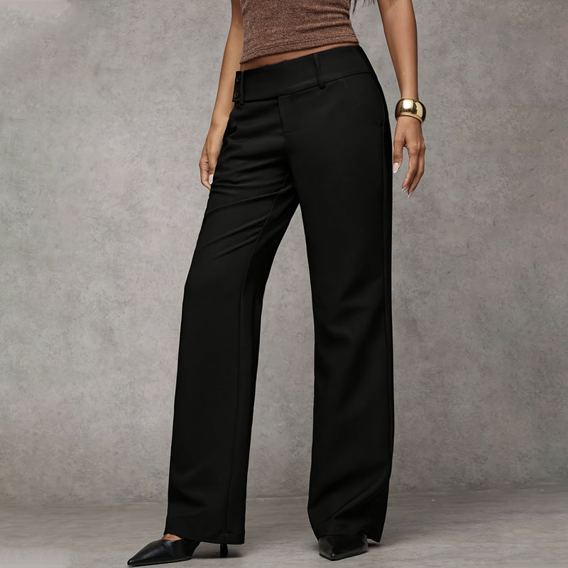 🌺 50 % DE RÉDUCTION 💐 Pantalon de costume évasé élégant pour femme