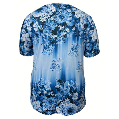 ✨Haut à manches courtes élégant à imprimé floral pour femme