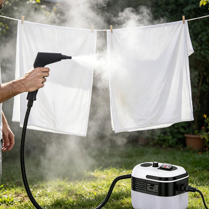 🧼 50 % DE RÉDUCTION EN CE MOMENT ! 💨 Nettoyeur vapeur haute pression réglable – Chauffage en 15 secondes, sans produits chimiques et nettoyage en profondeur pour la maison et la voiture 🏠