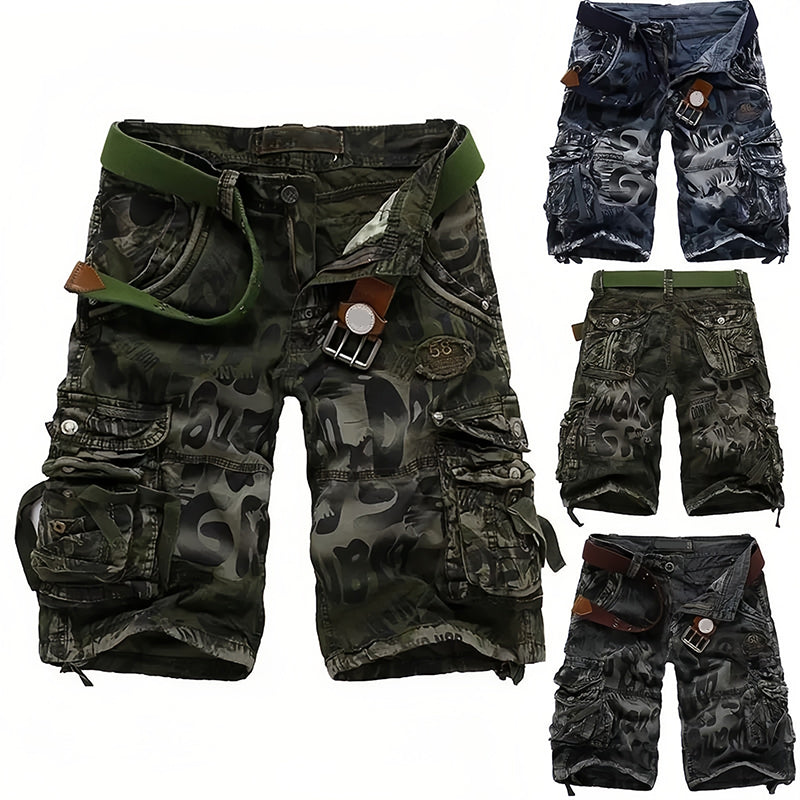 👖 PROMO FLASH : -50% ! 🔥 Short Cargo Homme Classique – Tissu Résistant, Multiples Poches & Fermeture Éclair Fluide 💪