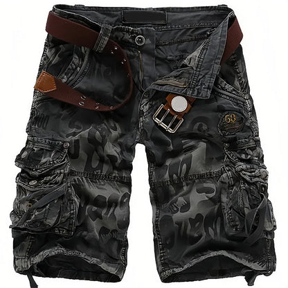 👖 PROMO FLASH : -50% ! 🔥 Short Cargo Homme Classique – Tissu Résistant, Multiples Poches & Fermeture Éclair Fluide 💪