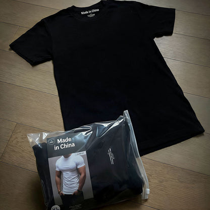 👕🔥 50 % DE RÉDUCTION – T-shirt homme coupe slim col rond | Coton doux, indispensable au quotidien, idéal à superposer ✨