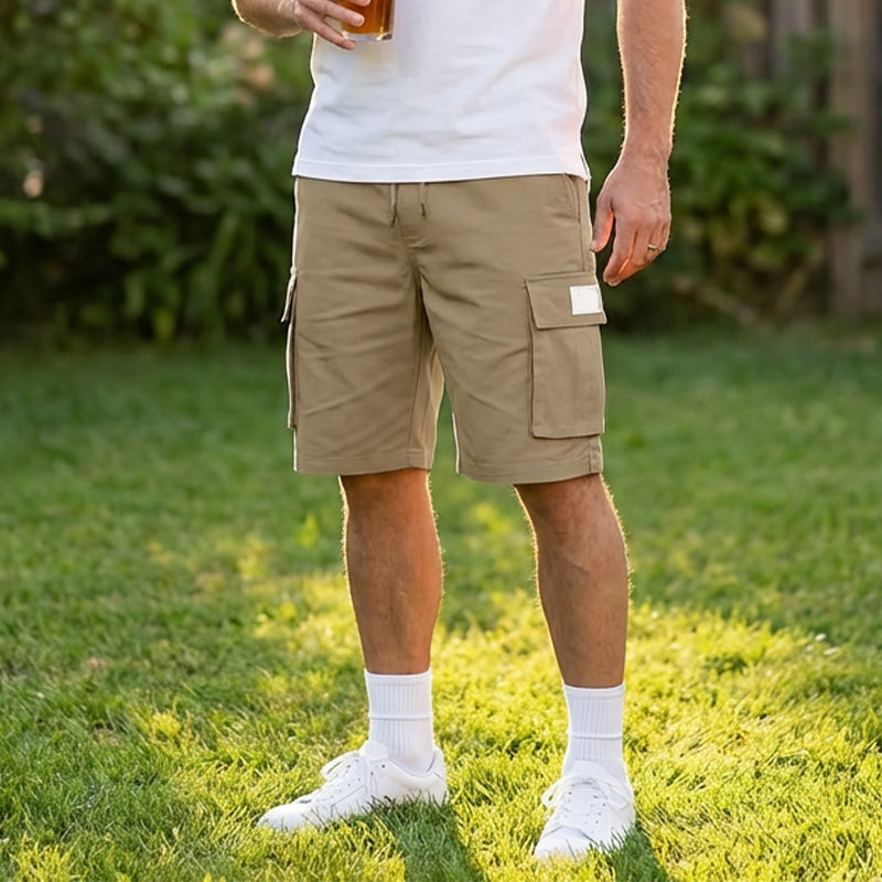 ✨🩳50 % de réduction + livraison gratuite🔥Short cargo décontracté pour homme à taille élastiquée