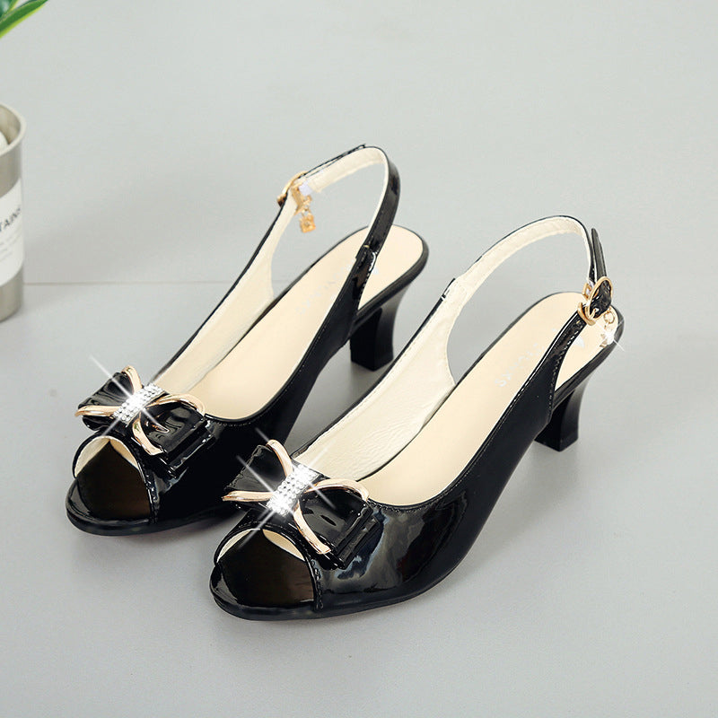 📢50 % de réduction !! ⏰💎Sandales élégantes à bout ouvert et bride arrière pour femme