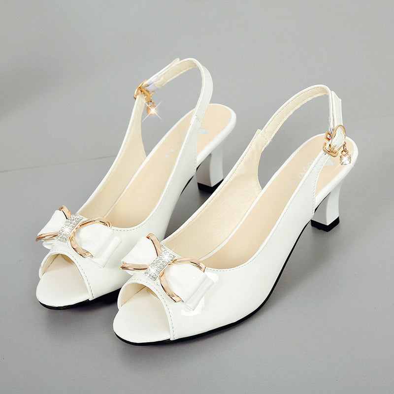 📢50 % de réduction !! ⏰💎Sandales élégantes à bout ouvert et bride arrière pour femme