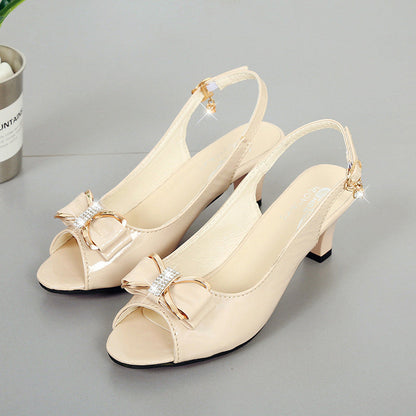📢50 % de réduction !! ⏰💎Sandales élégantes à bout ouvert et bride arrière pour femme