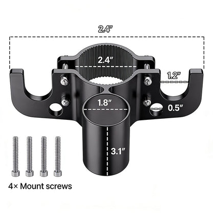 🔗⚡ 50% OFF – Aluminum Trailer Towing Chain Organizer Mount | Heavy-Duty, Rustproof, Keeps Chains Tangle-Free, Easy Install 🚛🔧