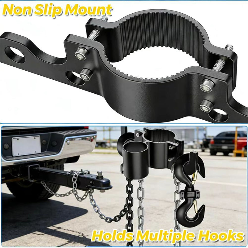 🔗⚡ 50% OFF – Aluminum Trailer Towing Chain Organizer Mount | Heavy-Duty, Rustproof, Keeps Chains Tangle-Free, Easy Install 🚛🔧