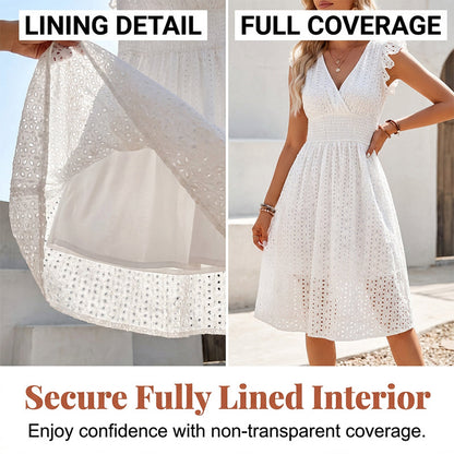 🎀✨ PROMO -50% ! Premium Ruffle Sleeve Summer Dress