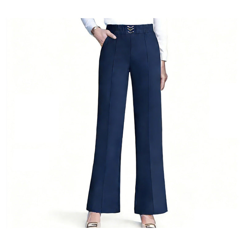 🎁Nouveautés : -50 %💥Pantalon taille haute à jambes larges pour femme