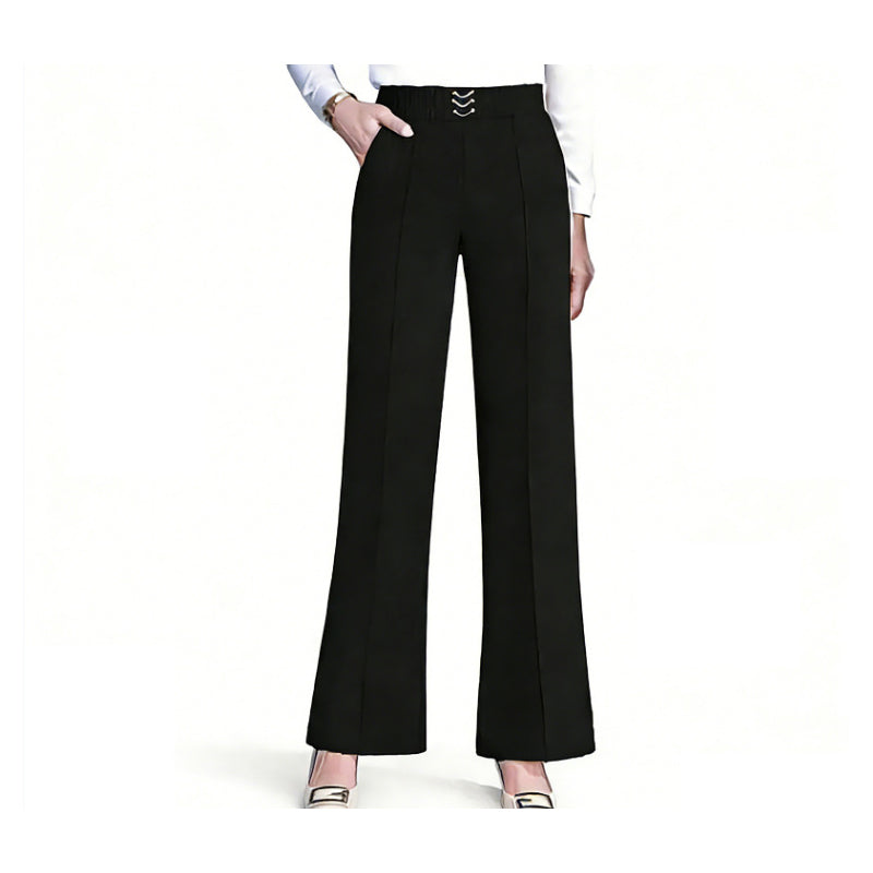 🎁Nouveautés : -50 %💥Pantalon taille haute à jambes larges pour femme