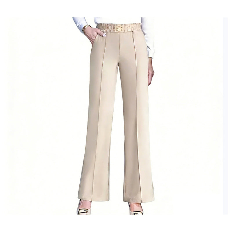 🎁Nouveautés : -50 %💥Pantalon taille haute à jambes larges pour femme