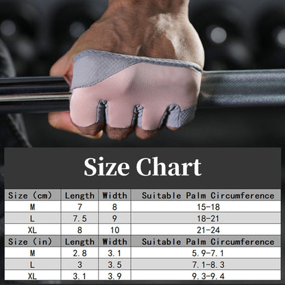 Non-Slip Breathable Half-Finger Workout Gloves