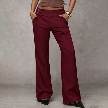 🌺2026 New Arrival ＆ Hot Sale ＆ 50％ Off💐 Pantalon de costume évasé élégant pour femme👖