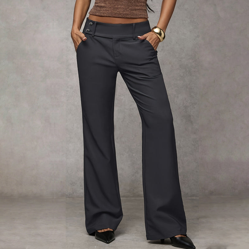 🌺2026 New Arrival ＆ Hot Sale ＆ 50％ Off💐 Pantalon de costume évasé élégant pour femme👖