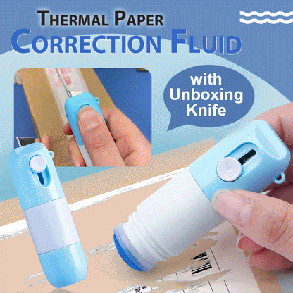 🔥 Correcteur thermique + couteau de déballage – Efface et réécrit en un geste !