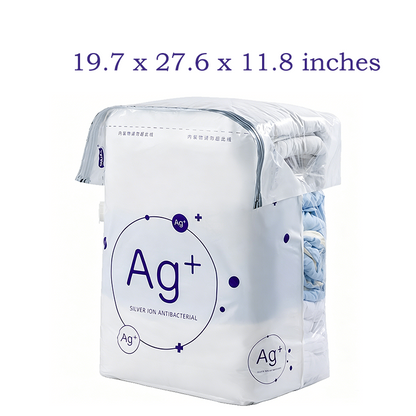 🔥 Organisateur de compression antibactérien 2-en-1 – Pour vêtements et couettes, gain de place garanti !