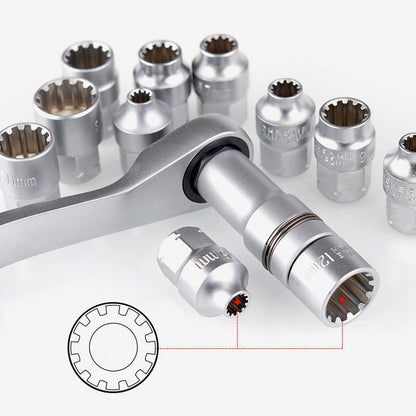 🔧41 % DE RÉDUCTION EN CE MOMENT !  Kit Clé à Cliquet 29 Pièces — Acier Chrome-Vanadium, Douilles & Embouts, Idéal Bricolage & Auto 🛠️