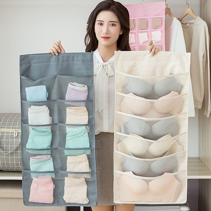 📢📢50% OFF !! ⏰Double-Sided Storage Underwear Hanging Organizer